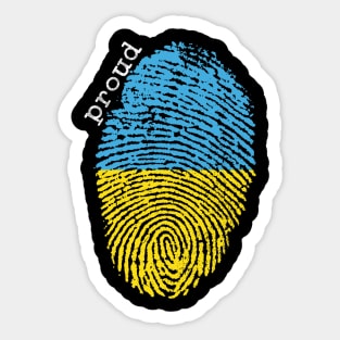 Ukraine flag Sticker